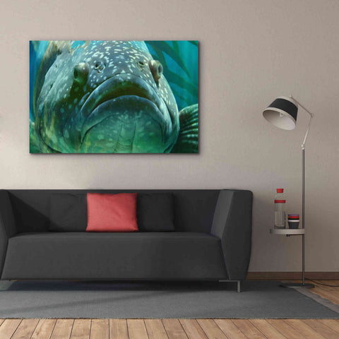 Image of 'Turquoisesplash Two' by Steve Hunziker Giclee Canvas Wall Art,60 x 40