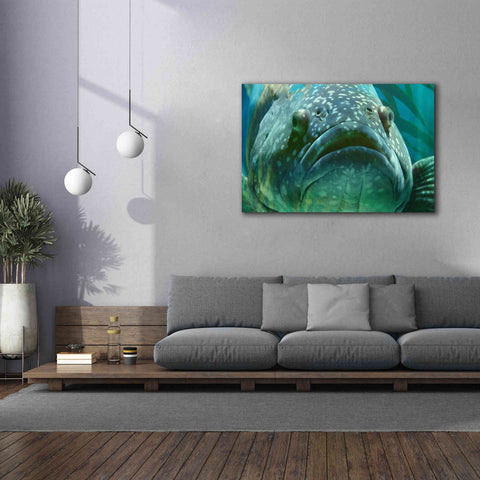 Image of 'Turquoisesplash Two' by Steve Hunziker Giclee Canvas Wall Art,60 x 40