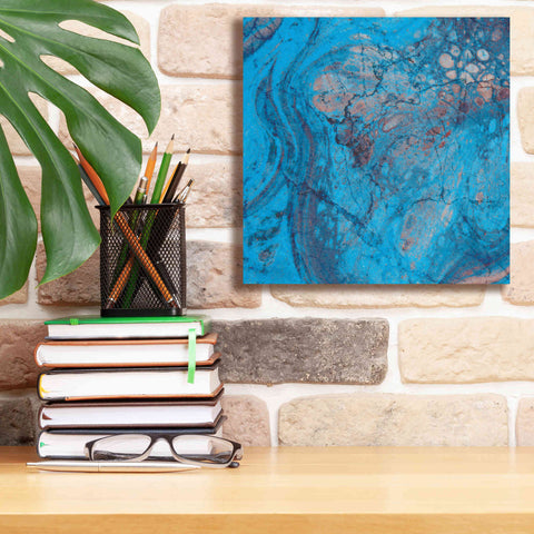 Image of 'Craquelure Two' by Steve Hunziker Giclee Canvas Wall Art,12 x 12