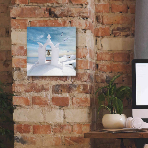 Image of 'Grecianblue Two' by Steve Hunziker Giclee Canvas Wall Art,12 x 12