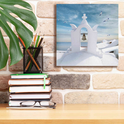 Image of 'Grecianblue Two' by Steve Hunziker Giclee Canvas Wall Art,12 x 12