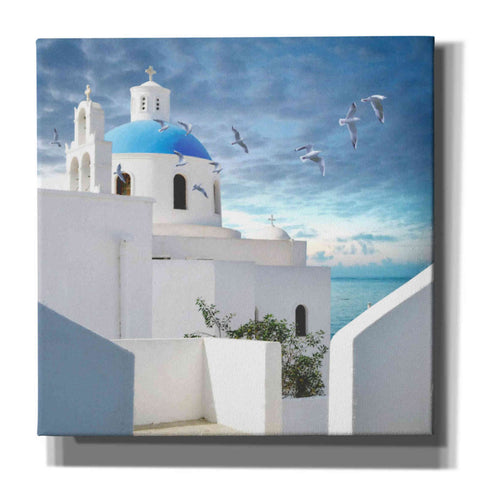 Image of 'Grecianblue One' by Steve Hunziker Giclee Canvas Wall Art