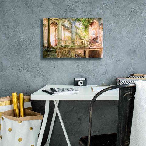Image of 'Poetic Villa Ruin' by Roman Robroek Giclee Canvas Wall Art,18 x 12
