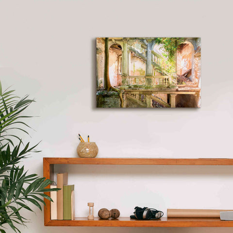 Image of 'Poetic Villa Ruin' by Roman Robroek Giclee Canvas Wall Art,18 x 12