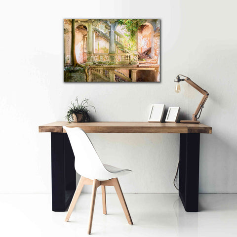 Image of 'Poetic Villa Ruin' by Roman Robroek Giclee Canvas Wall Art,40 x 26