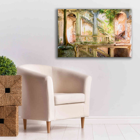 Image of 'Poetic Villa Ruin' by Roman Robroek Giclee Canvas Wall Art,40 x 26