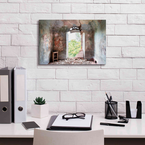 Image of 'Crack In The Wall' by Roman Robroek Giclee Canvas Wall Art,18 x 12