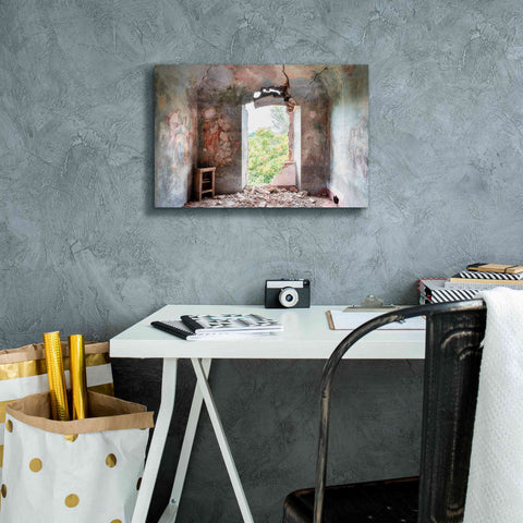 Image of 'Crack In The Wall' by Roman Robroek Giclee Canvas Wall Art,18 x 12