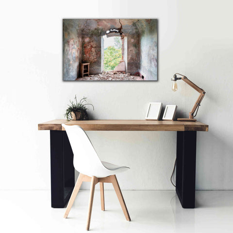 Image of 'Crack In The Wall' by Roman Robroek Giclee Canvas Wall Art,40 x 26
