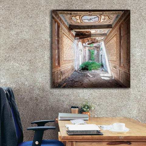 Image of 'Broken Farm' by Roman Robroek Giclee Canvas Wall Art,37 x 37