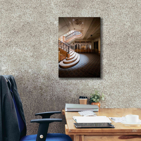 Image of 'Stairs From The Side' by Roman Robroek Giclee Canvas Wall Art,18 x 26