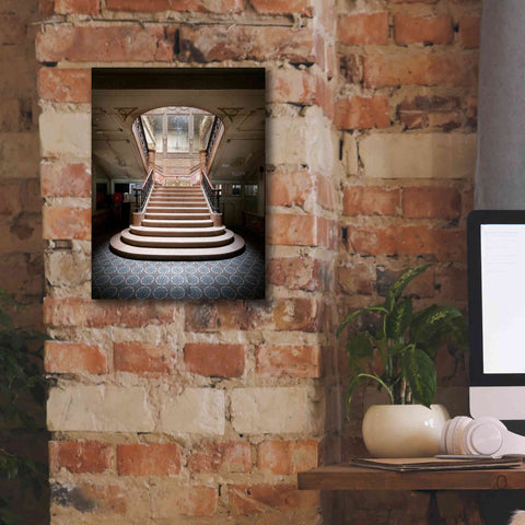 Image of 'Light On The Staircase' by Roman Robroek Giclee Canvas Wall Art,12 x 16