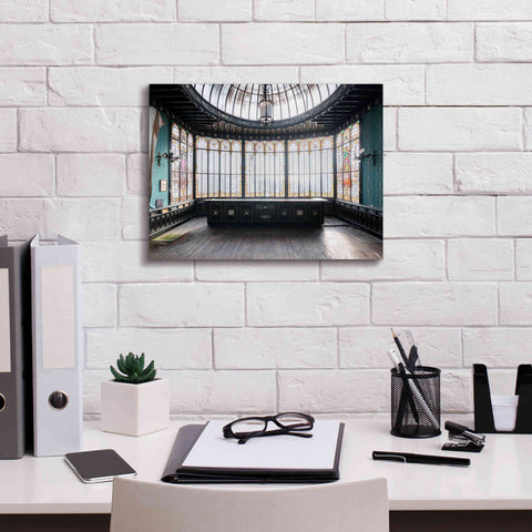 Image of 'Winter Garden Square' by Roman Robroek Giclee Canvas Wall Art,16 x 12