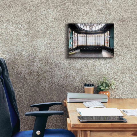 Image of 'Winter Garden Square' by Roman Robroek Giclee Canvas Wall Art,16 x 12