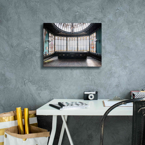 Image of 'Winter Garden Square' by Roman Robroek Giclee Canvas Wall Art,16 x 12