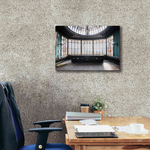 Image of 'Winter Garden Square' by Roman Robroek Giclee Canvas Wall Art,26 x 18