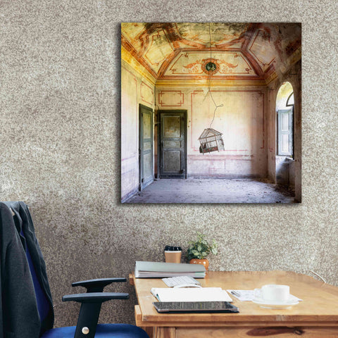 Image of 'Bird Cage' by Roman Robroek Giclee Canvas Wall Art,37 x 37