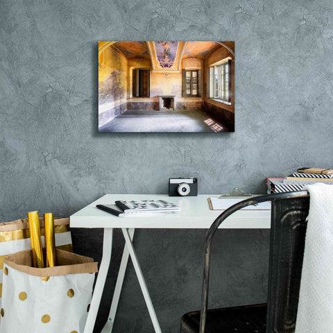 Image of 'Colored Farm' by Roman Robroek Giclee Canvas Wall Art,18 x 12