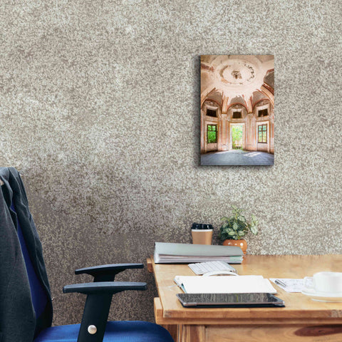 Image of 'Concrete Main Entrance' by Roman Robroek Giclee Canvas Wall Art,12 x 18