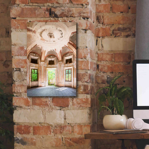 Image of 'Concrete Main Entrance' by Roman Robroek Giclee Canvas Wall Art,12 x 18