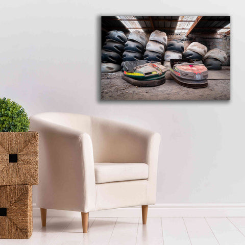 Image of 'Bumper Cars' by Roman Robroek Giclee Canvas Wall Art,40 x 26