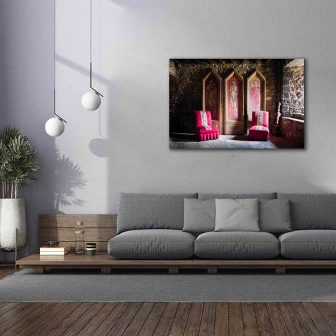 Image of 'Colorful Chairs' by Roman Robroek Giclee Canvas Wall Art,60 x 40