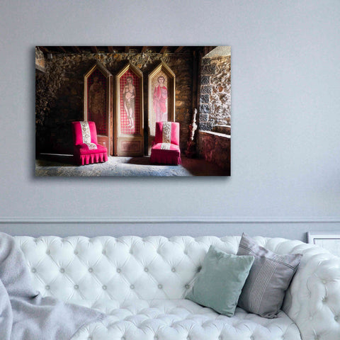 Image of 'Colorful Chairs' by Roman Robroek Giclee Canvas Wall Art,60 x 40