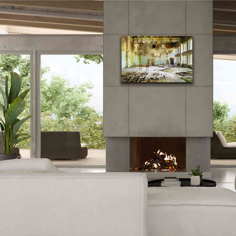 Image of 'Old Abandoned Gym' by Roman Robroek Giclee Canvas Wall Art,40 x 26