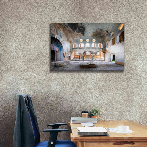 Image of 'Concrete Synagogue' by Roman Robroek Giclee Canvas Wall Art,40 x 26
