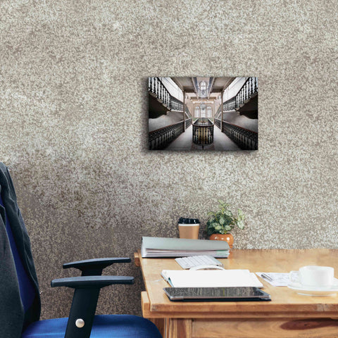 Image of 'Elegant Stairs' by Roman Robroek Giclee Canvas Wall Art,18 x 12