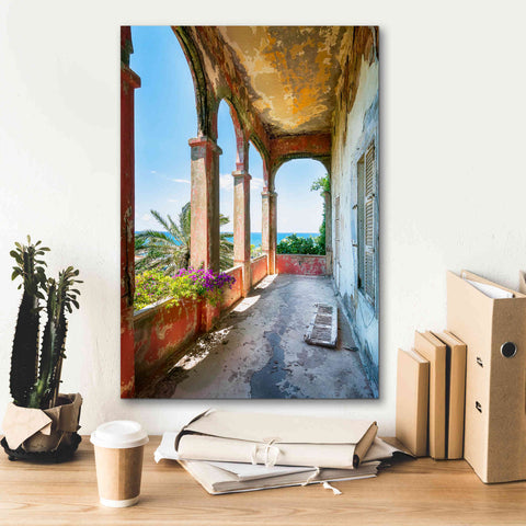 Image of 'Romantic Balcony' by Roman Robroek Giclee Canvas Wall Art,18 x 26