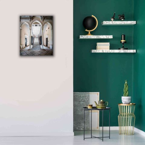 Image of 'Gray Staircase' by Roman Robroek Giclee Canvas Wall Art,20 x 24