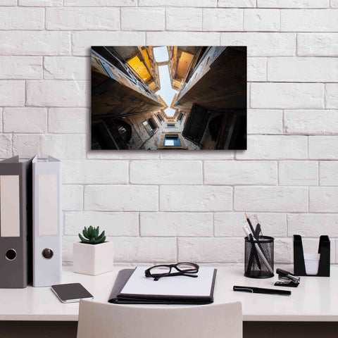 Image of 'Beit Beirut' by Roman Robroek Giclee Canvas Wall Art,18 x 12