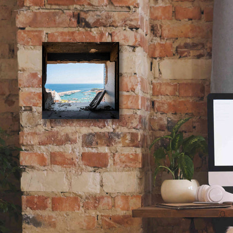 Image of 'Broken Sea View' by Roman Robroek Giclee Canvas Wall Art,12 x 12