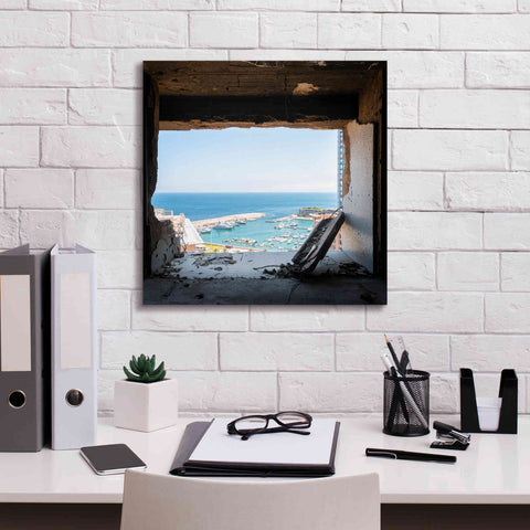 Image of 'Broken Sea View' by Roman Robroek Giclee Canvas Wall Art,18 x 18