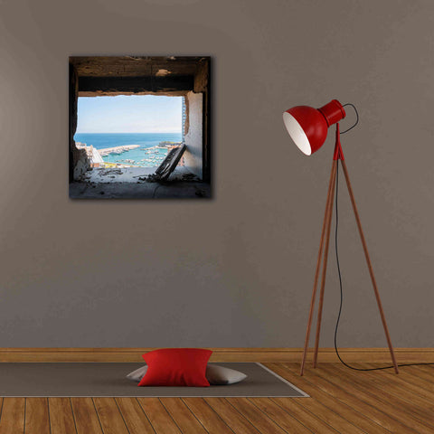 Image of 'Broken Sea View' by Roman Robroek Giclee Canvas Wall Art,26 x 26