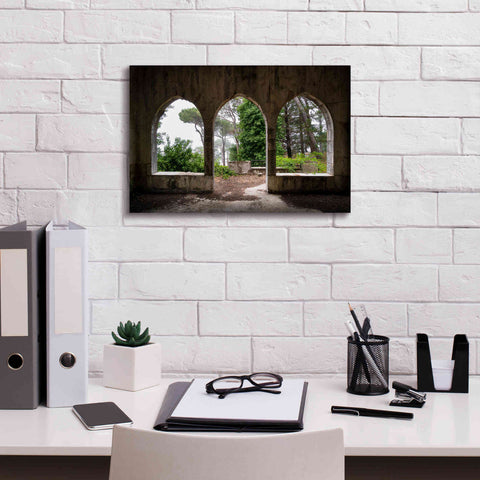 Image of 'Tripple Arches' by Roman Robroek Giclee Canvas Wall Art,18 x 12