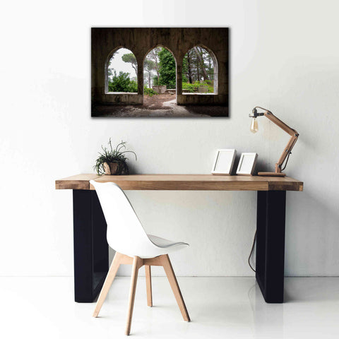 Image of 'Tripple Arches' by Roman Robroek Giclee Canvas Wall Art,40 x 26