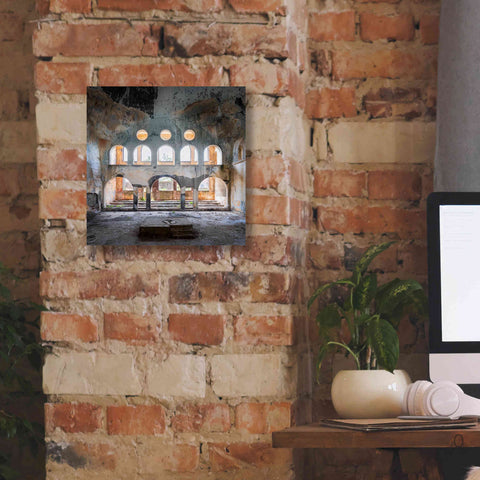 Image of 'Abandoned Synagogue' by Roman Robroek Giclee Canvas Wall Art,12 x 12