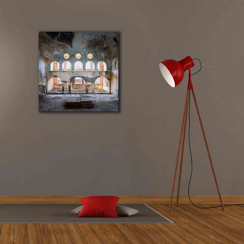 Image of 'Abandoned Synagogue' by Roman Robroek Giclee Canvas Wall Art,26 x 26
