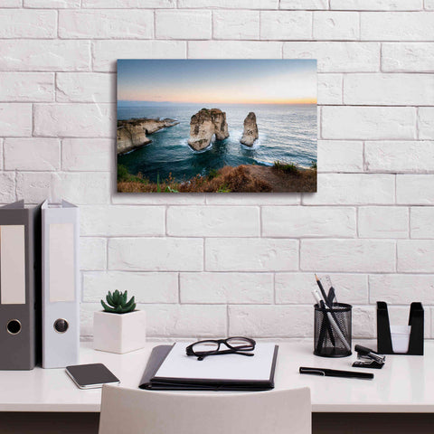 Image of 'Pigeon Rocks' by Roman Robroek Giclee Canvas Wall Art,18 x 12