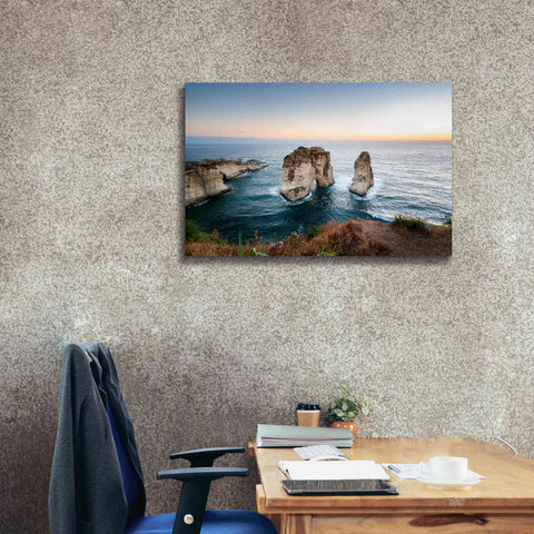 Image of 'Pigeon Rocks' by Roman Robroek Giclee Canvas Wall Art,40 x 26