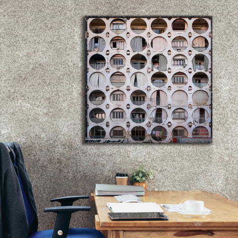 Image of 'Oval Appartments' by Roman Robroek Giclee Canvas Wall Art,37 x 37