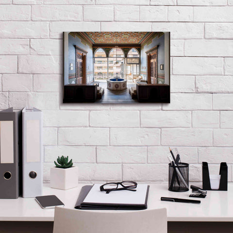 Image of 'Tabbal Fountain' by Roman Robroek Giclee Canvas Wall Art,18 x 12