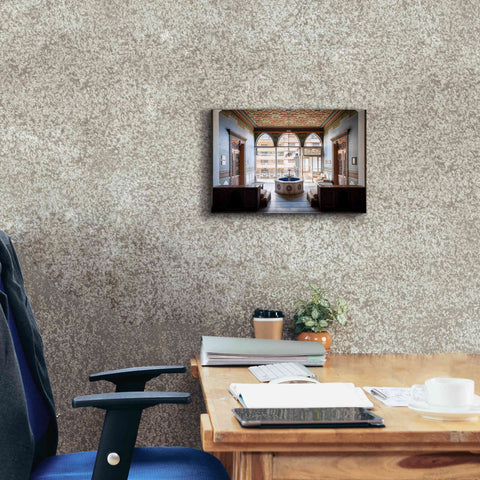 Image of 'Tabbal Fountain' by Roman Robroek Giclee Canvas Wall Art,18 x 12