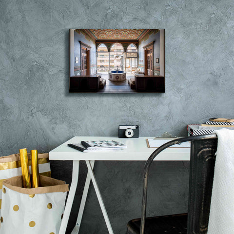 Image of 'Tabbal Fountain' by Roman Robroek Giclee Canvas Wall Art,18 x 12