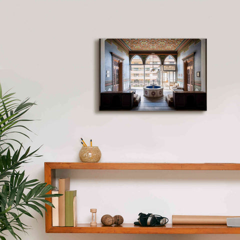 Image of 'Tabbal Fountain' by Roman Robroek Giclee Canvas Wall Art,18 x 12