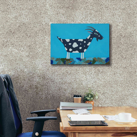 Image of 'Fergus The Goat by Casey Craig Giclee Canvas Wall Art,26 x 18