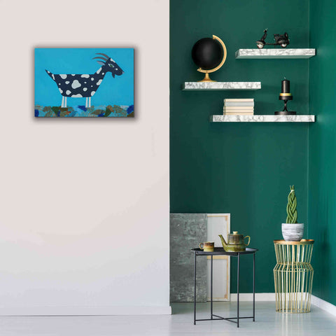 Image of 'Fergus The Goat by Casey Craig Giclee Canvas Wall Art,26 x 18