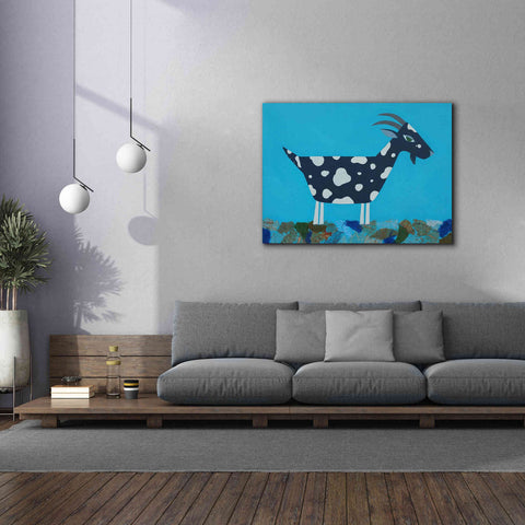 Image of 'Fergus The Goat by Casey Craig Giclee Canvas Wall Art,54 x 40